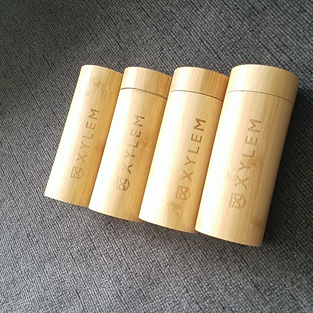 XYLEM WOODEN CYLINDER CONTAINER